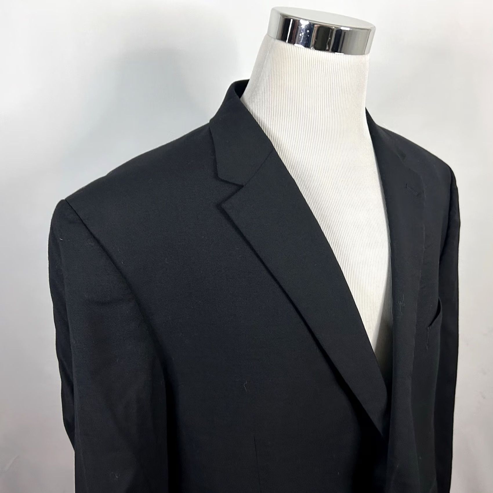 Jos. A. Bank Jos A Bank Sport Coat 50R Black Tailored Fit brrr Comfort Two Button Double Vent Size US XS / EU 42 / 0 - 2 Thumbnail