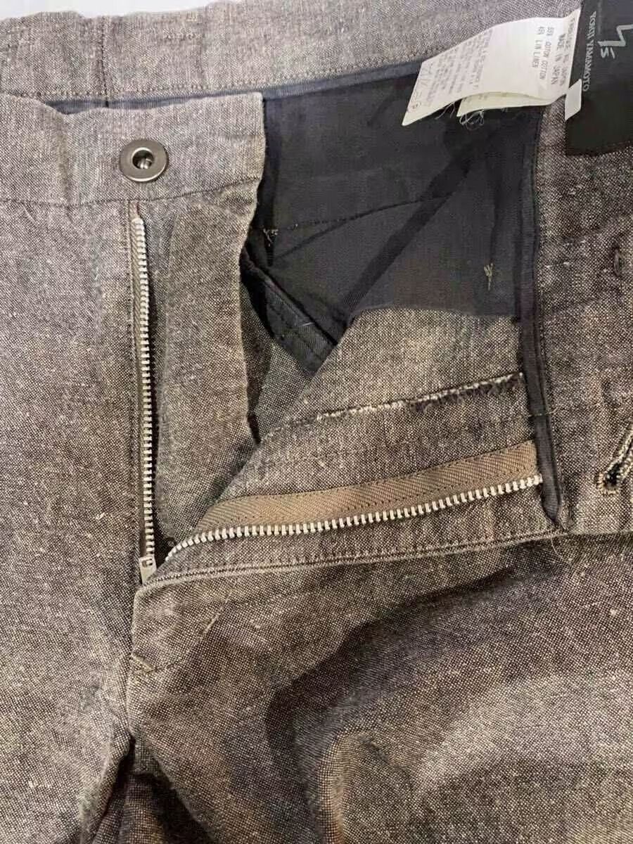 Y's × Yohji Yamamoto Straight Leg Cotton Pants Size US 31 - 3 Thumbnail