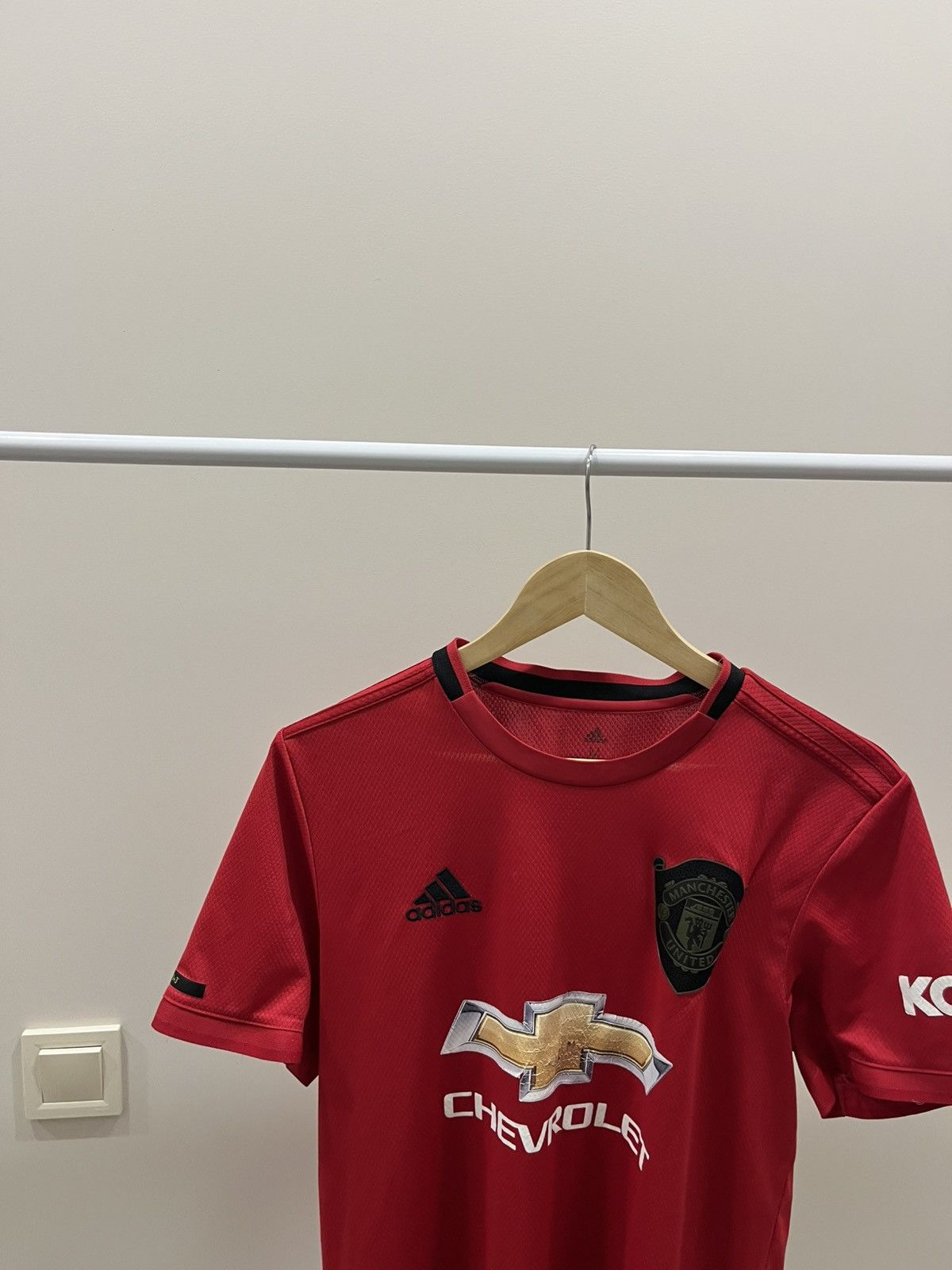 Adidas Adidas Manchester United 2019-20 Home Long Sleeve Jersey Size US M / EU 48-50 / 2 - 2 Thumbnail