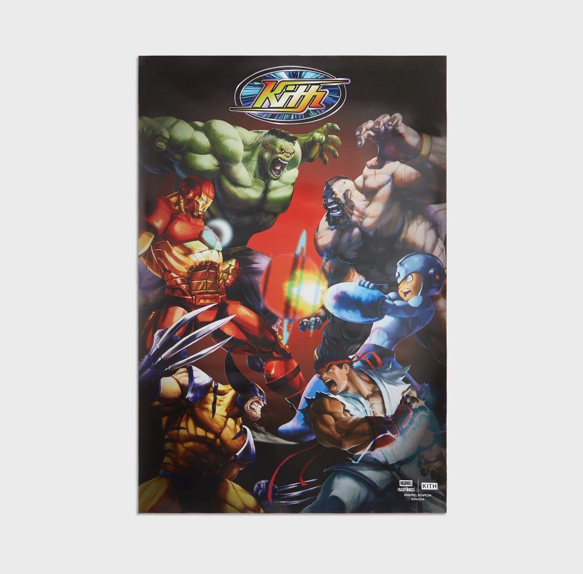 Kith × Marvel Comics Marvel vs Capcom Kith H 35.5" x W 24" Poster ❤️✅ Confirmed Size ONE SIZE - 1 Thumbnail
