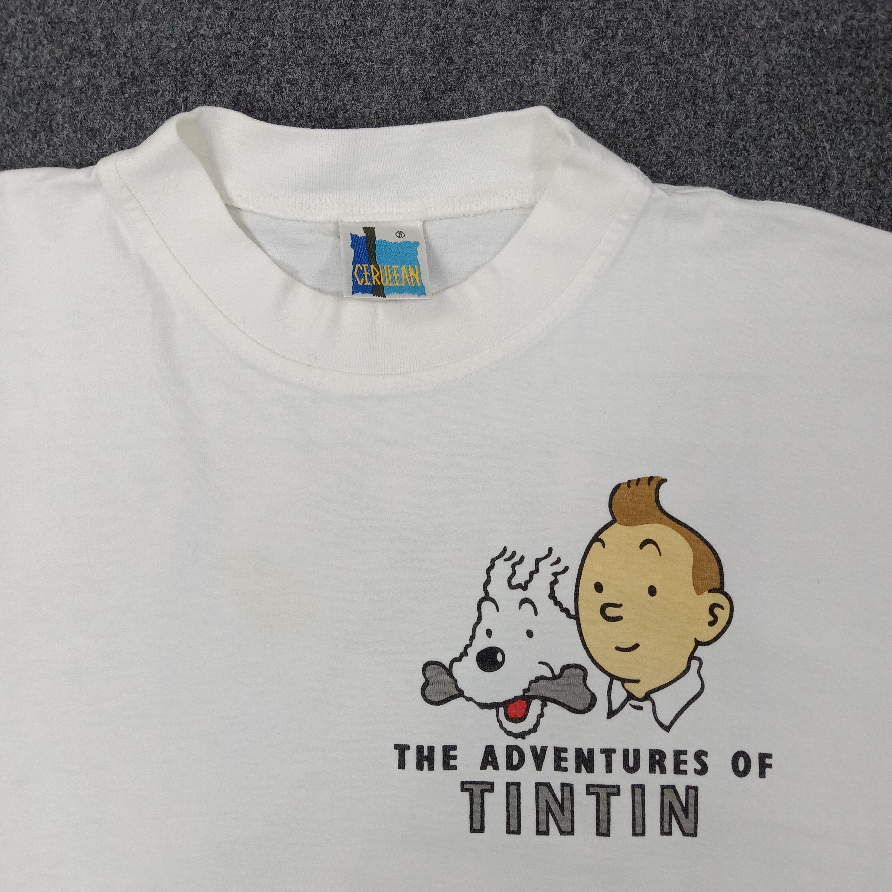 Cartoon Network Tintin In The Congo American Cartoon Movie Tshirt C239N48 Size US L / EU 52-54 / 3 - 5 Thumbnail