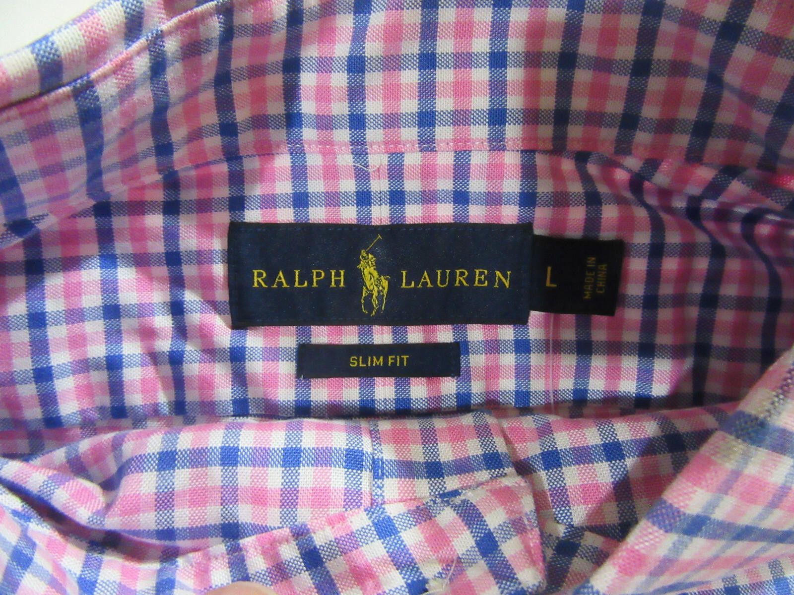 Polo Ralph Lauren Polo Ralph Lauren Mens Slim Fit Button Down Shirt Checkered Size US M / EU 48-50 / 2 - 6 Thumbnail