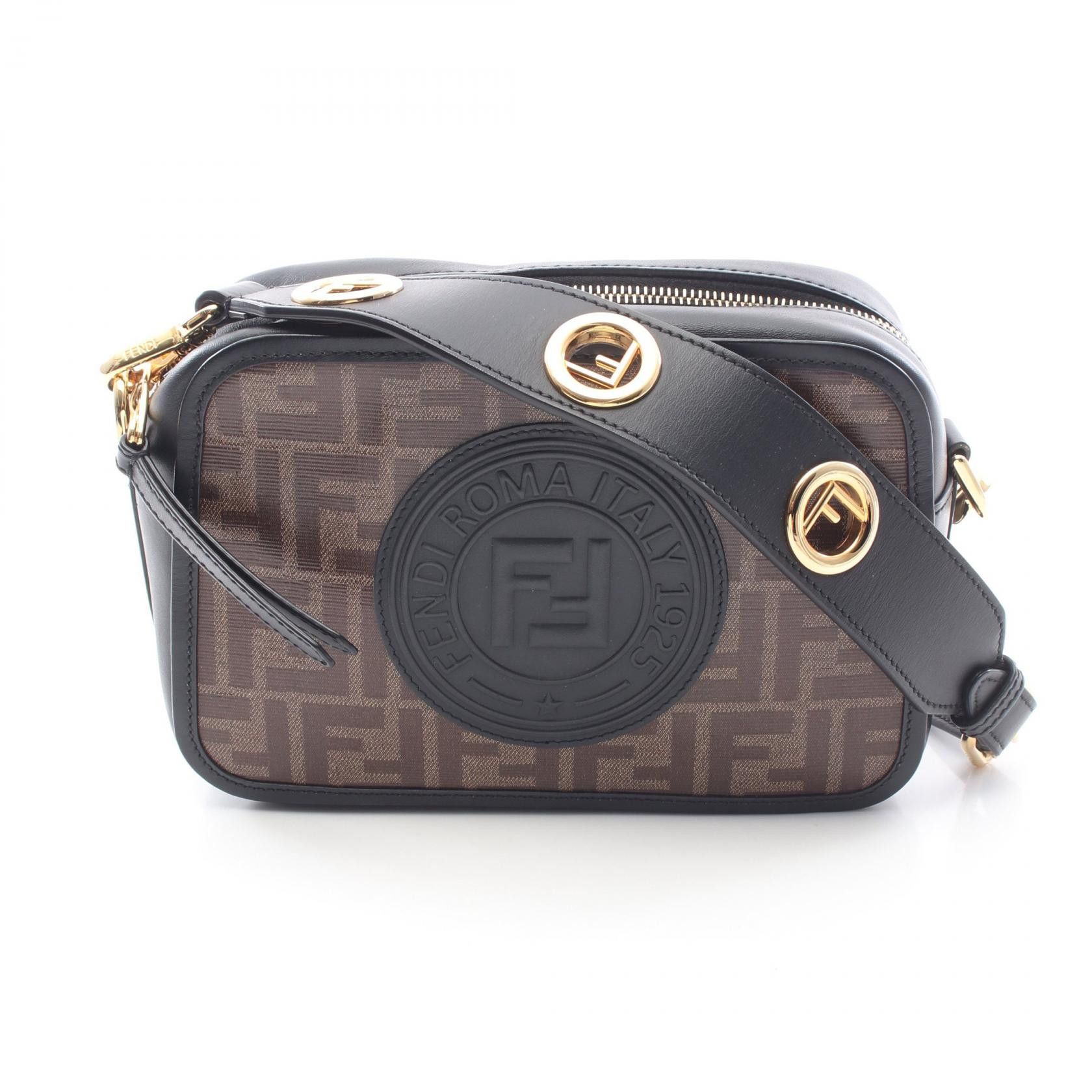 Fendi Fendi Fendi CAM Zucca Coated Canvas Shoulder Bag Plastic / Synthetic Shoulder Bag 8BT287.A5K4 DUTY FREE for USA Size ONE SIZE - 1 Thumbnail