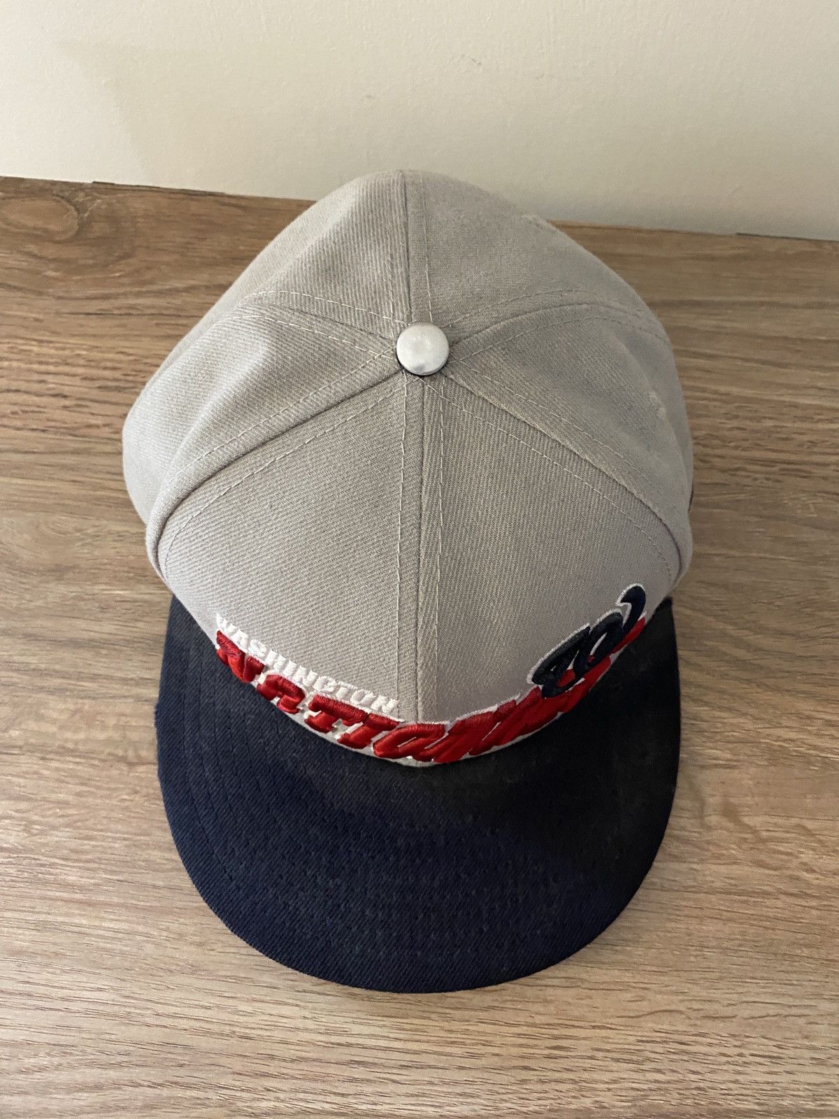 MLB × New Era Washington Nationals New Era 59Fifty Fitted Hat Cap 7 3/8 Size ONE SIZE - 6 Thumbnail