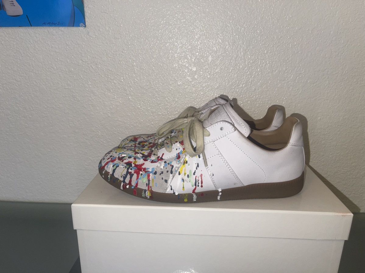 Maison Margiela Maison Margiela Paint Splatter Gats Sneakers Size US 8 / EU 41 - 4 Thumbnail