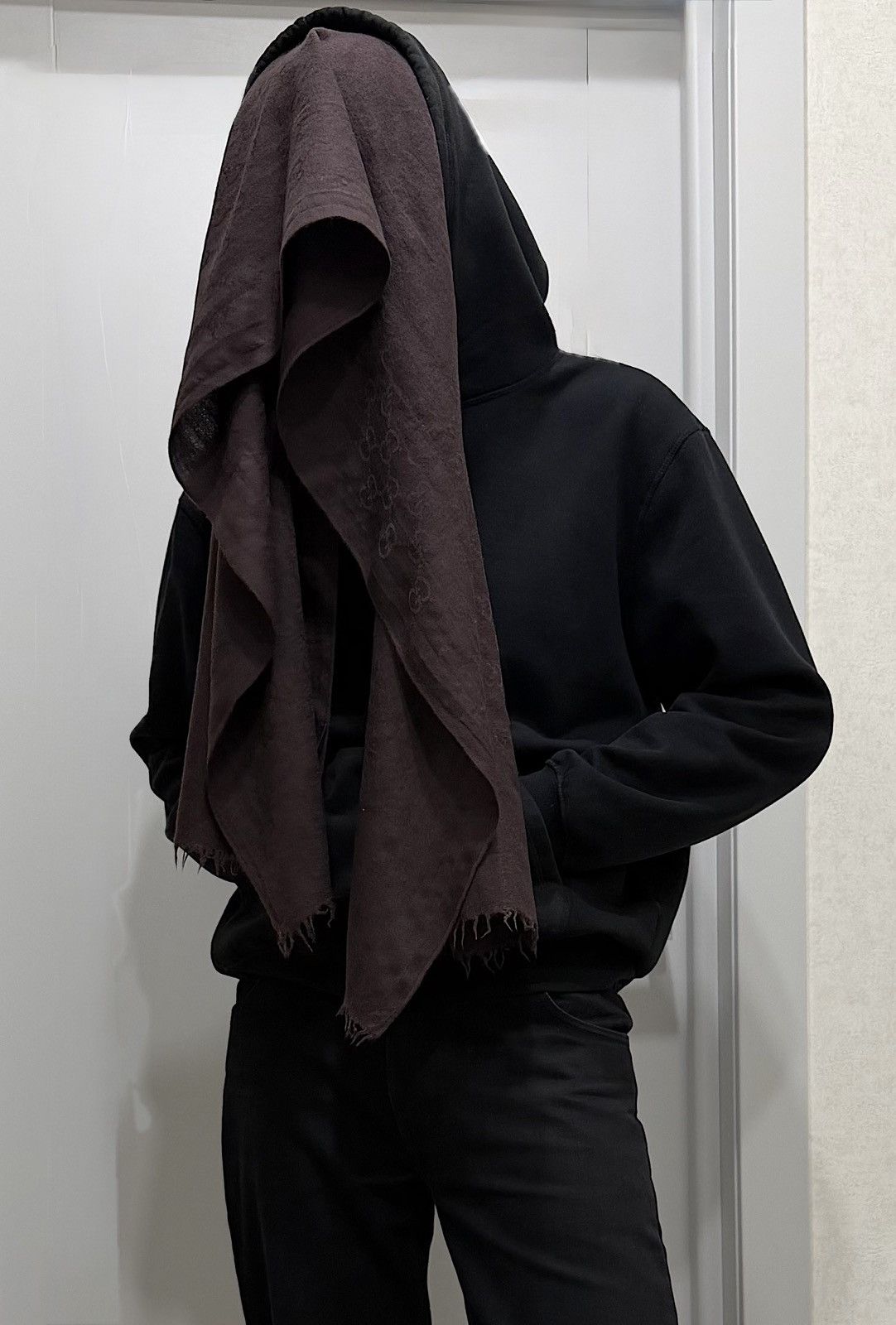 Gucci GUCCI Tom Ford FW2002 GG Monogram Wool Scarf Demna Nettspend Size ONE SIZE - 11 Thumbnail