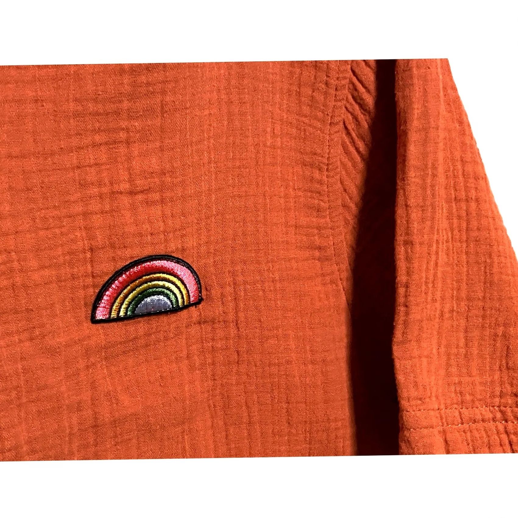 Vintage Take Pride Target Orange Button Shirt Rainbow Patch Unisex XL LGTBQ Summer Loud Size US XL / EU 56 / 4 - 4 Thumbnail