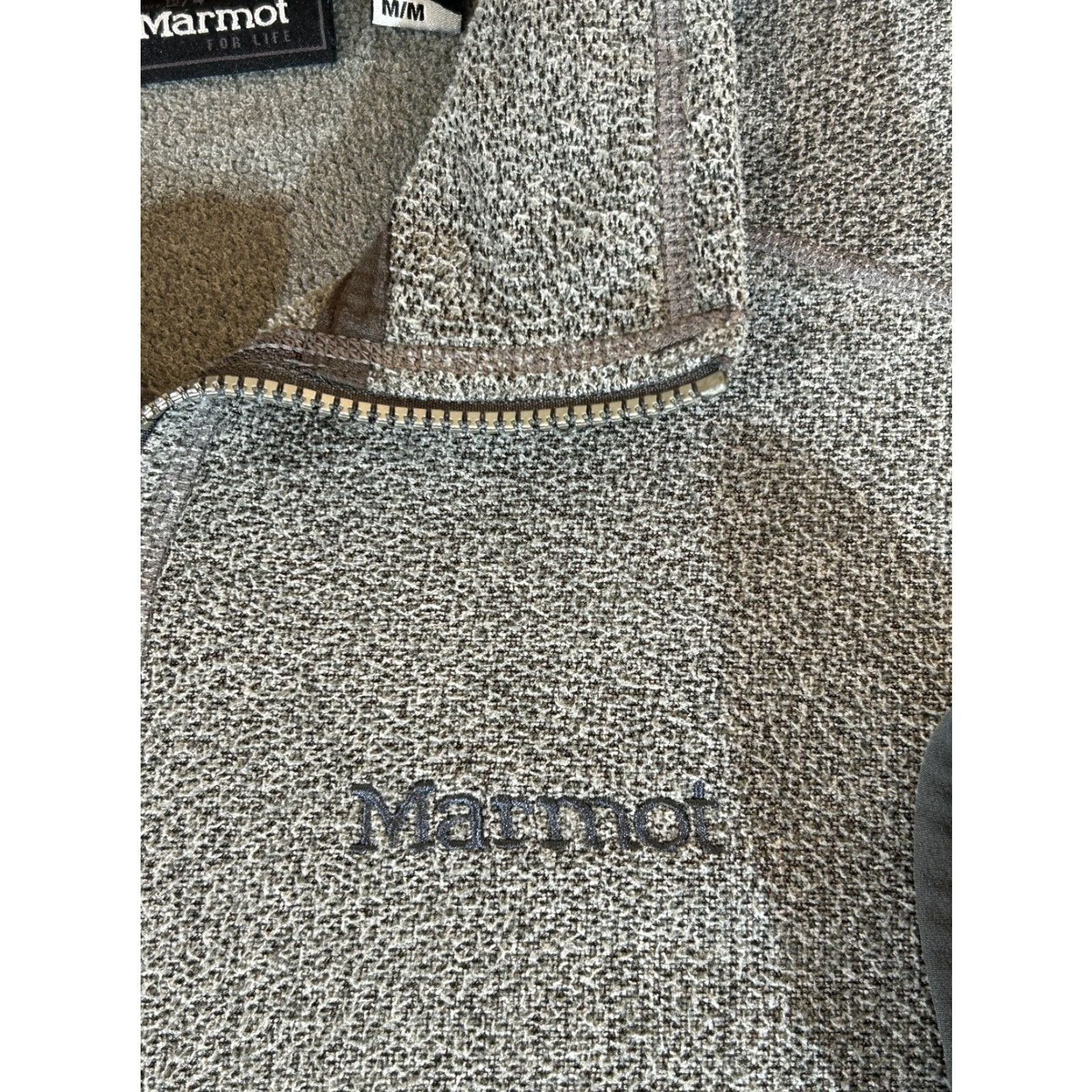 Marmot Marmot Jacket Mens Medium Gray Full Zip Fleece Thermal Hiking Outdoor Trail Size US M / EU 48-50 / 2 - 3 Thumbnail