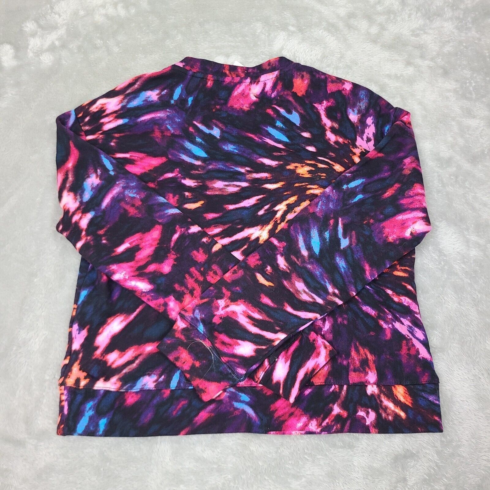 Juicy Couture Juicy By Juicy Coture Tie Dye Swirl Black Longsleeve Shirt S Size S / US 4 / IT 40 - 10 Thumbnail