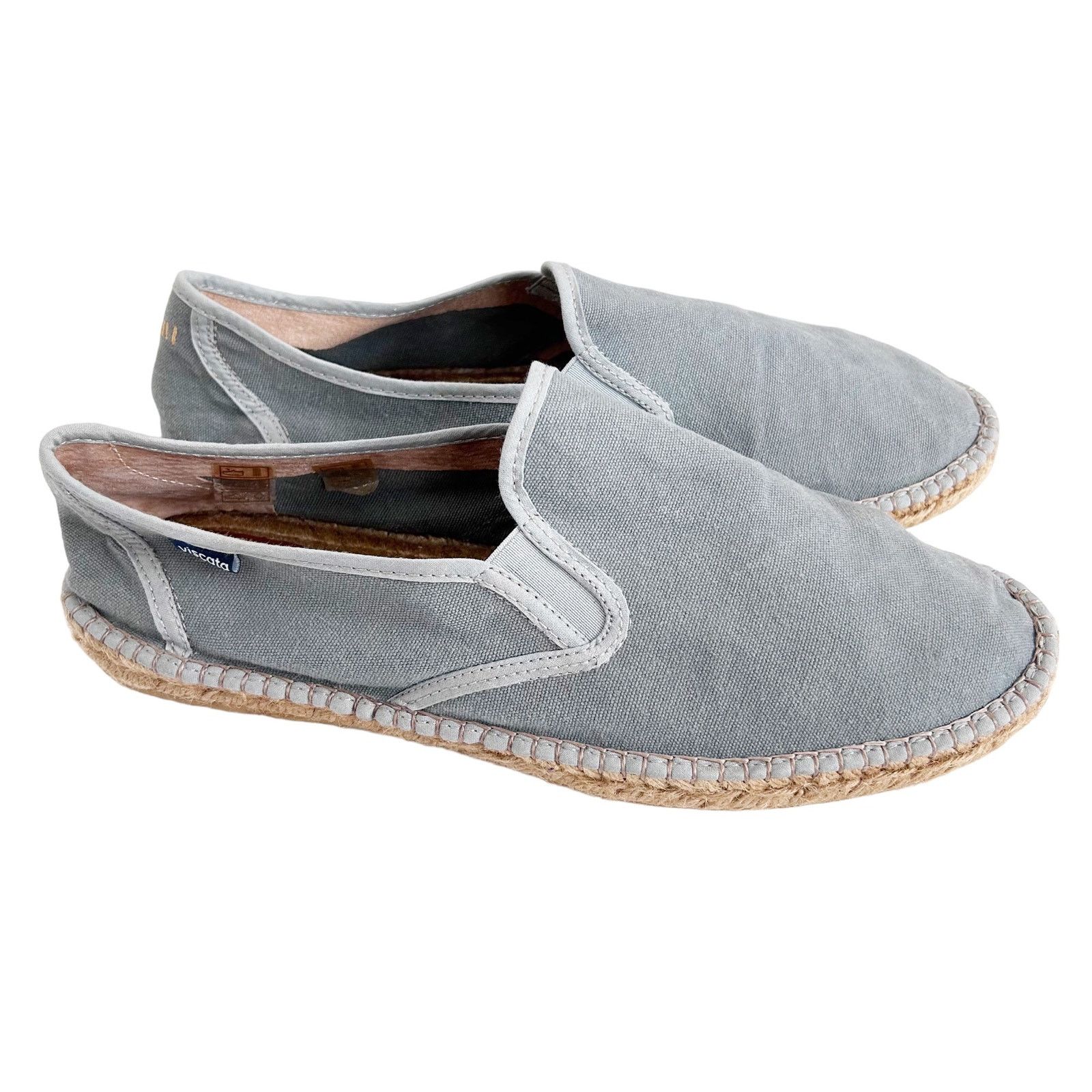 Other Viscata Barcelona Gray Espadrille Flats Sz 45 Sz 12 Size US 12 / EU 45 - 1 Thumbnail