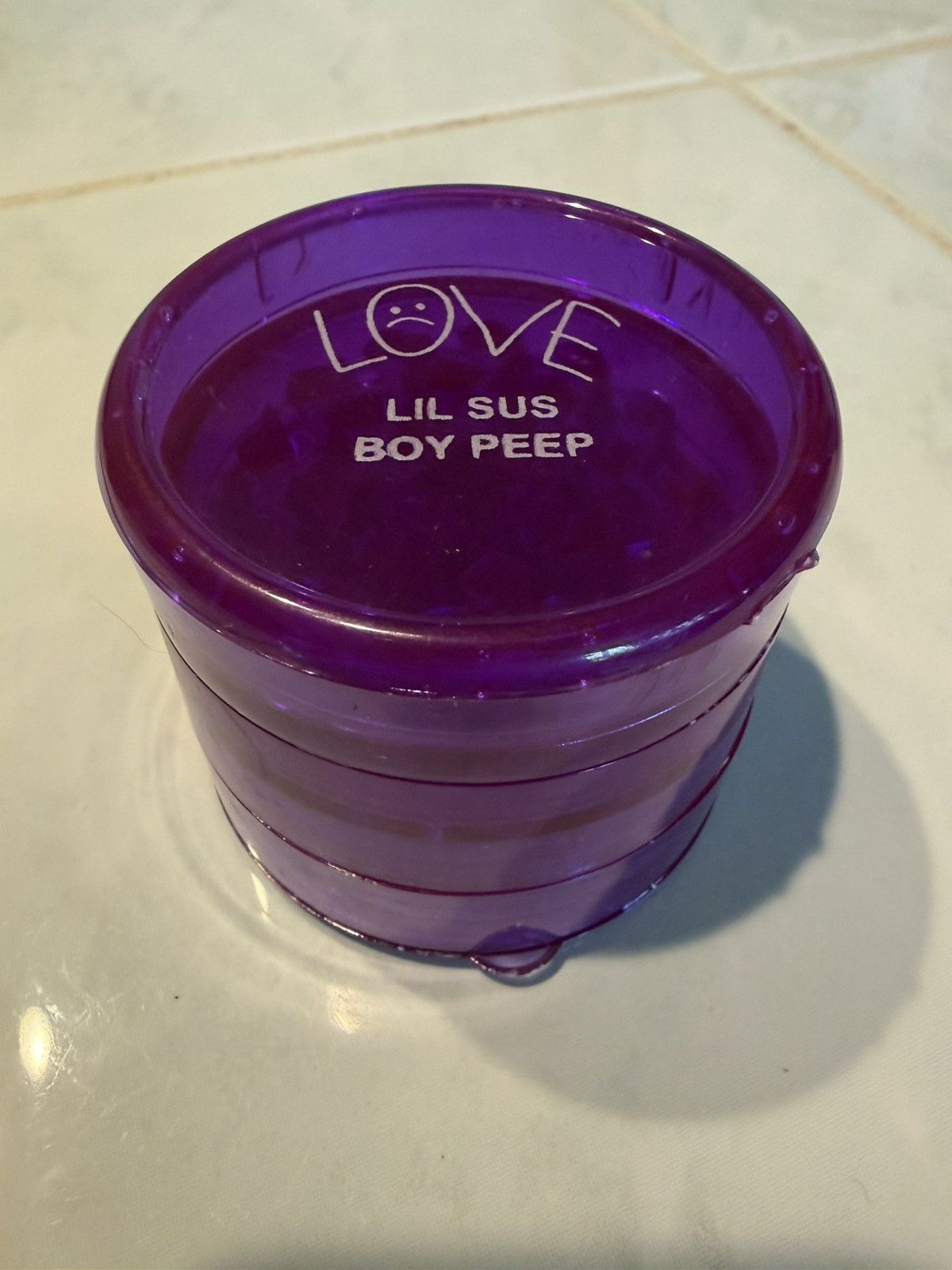Lil Peep Official Lil Peep × Sus Boy Limited Edition Grinder Size ONE SIZE - 1 Thumbnail