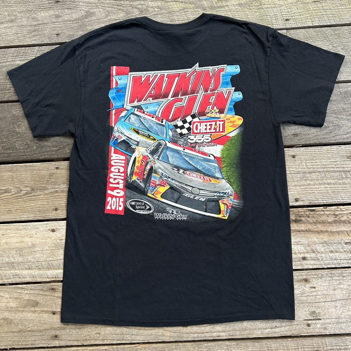 Vintage Vintage Y2K NASCAR Watkins Glen Cheez Its Racing T Shirt | Grailed