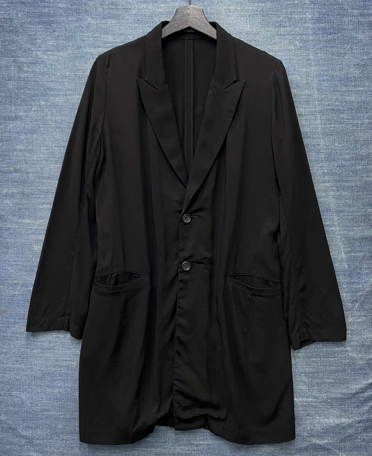 Yohji Yamamoto SS2019 YOHJI YAMAMOTO LONG JACKET Size M / US 6-8 / IT 42-44 - 1 Thumbnail