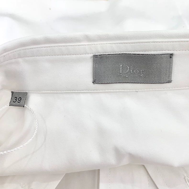 Dior Dior Size 39 White multi-pocket design cotton long-sleeved Size US XXS / EU 40 - 6 Thumbnail