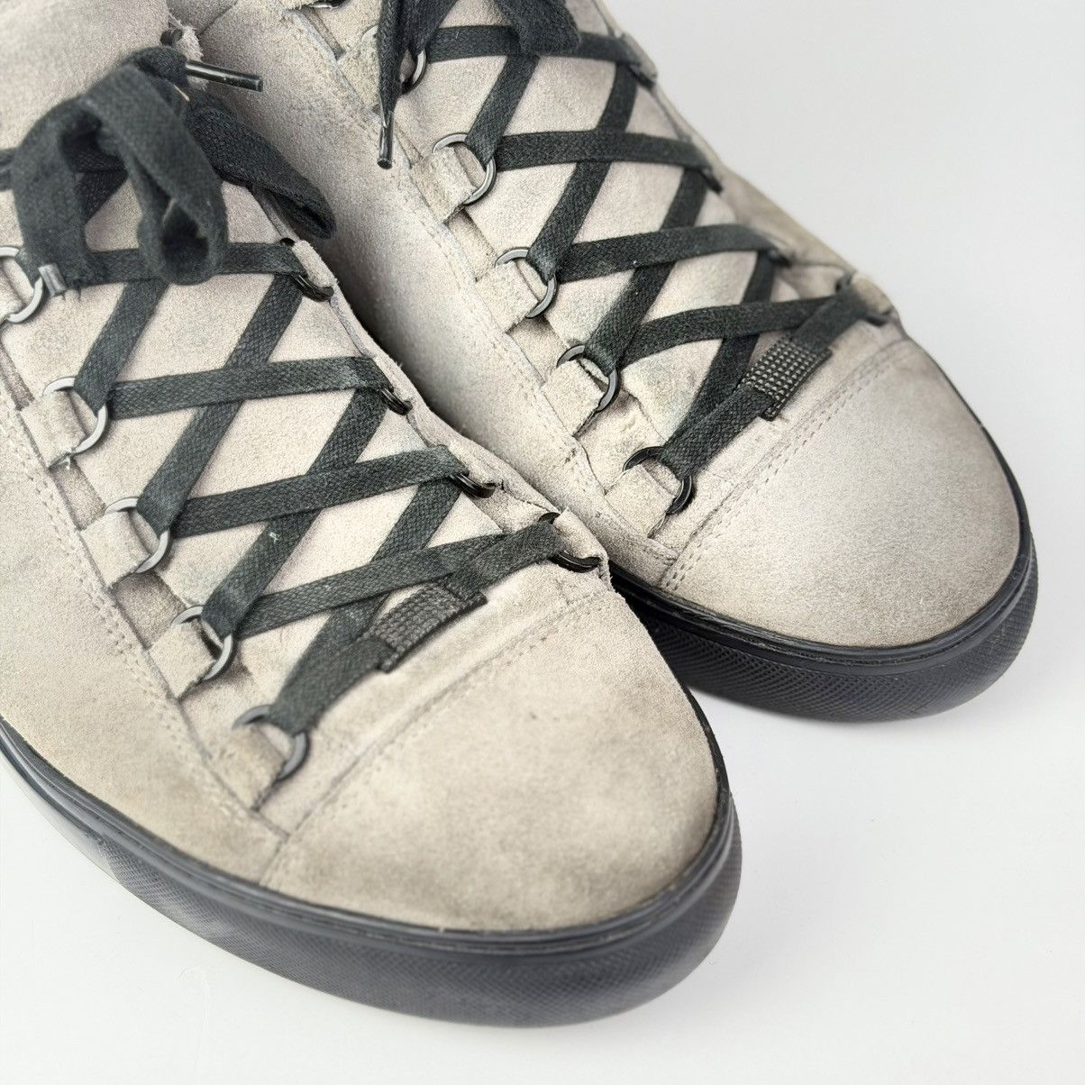 Balenciaga Balenciaga Arena Suede Grey Low Size US 11 / EU 44 - 3 Thumbnail