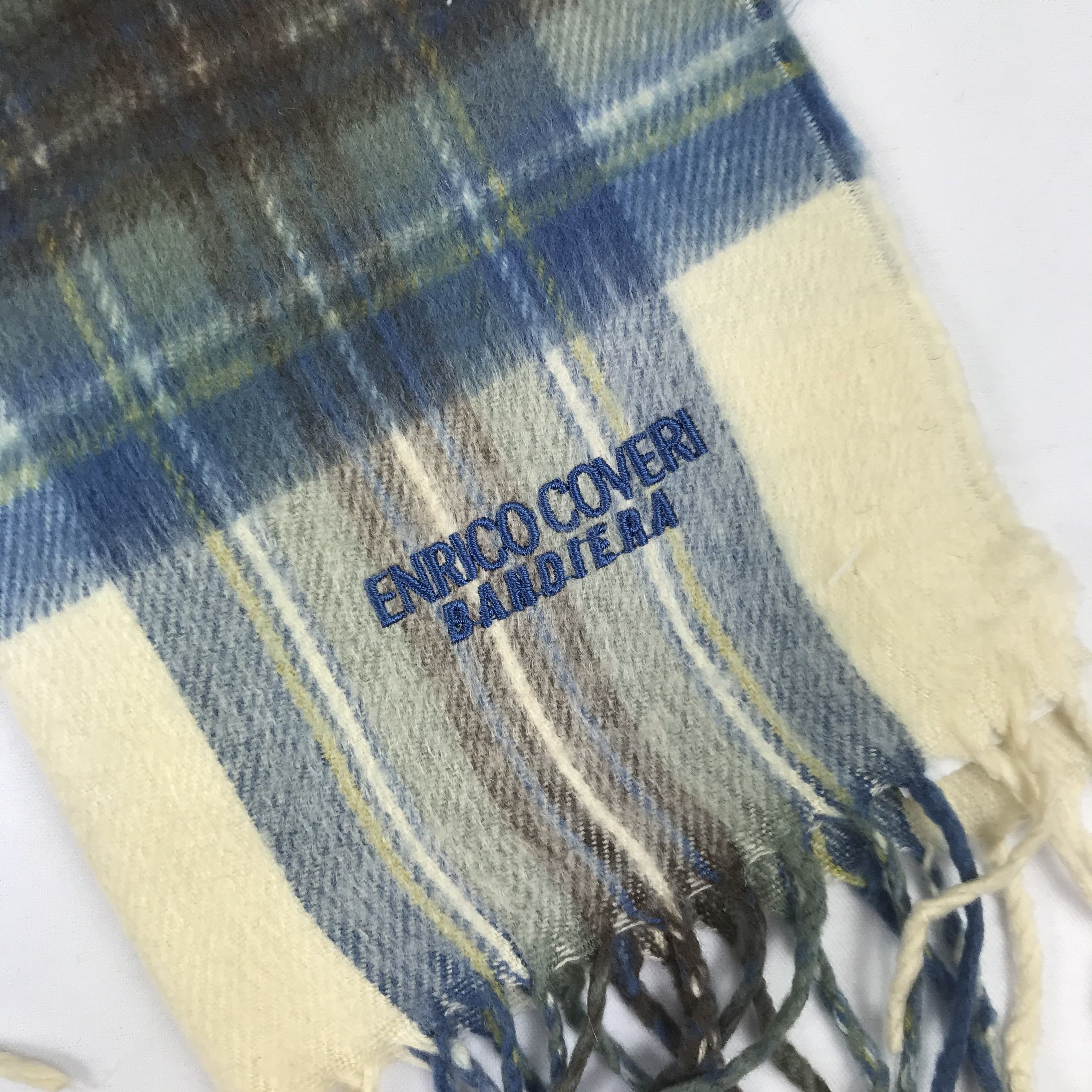 Enrico Coveri Vintage Enrico Coveri Bandiera Scarf Wool Muffler Scarves Size ONE SIZE - 4 Thumbnail