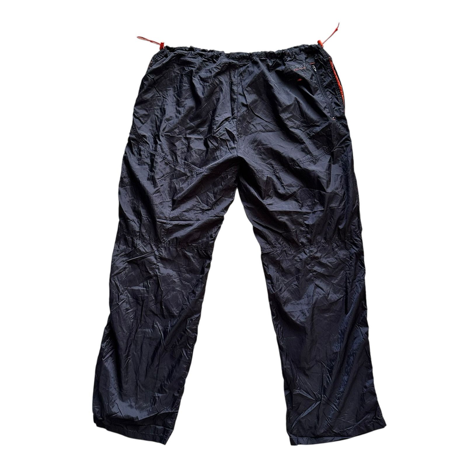 DKNY DKNY Active Y2K Gorpcore Nylon Adjustable Black Pants Sz XXL Size US 41 - 3 Thumbnail