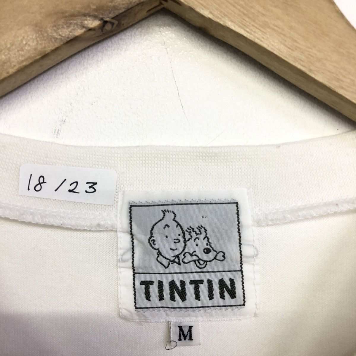 Cartoon Network × Vintage Vintage The Adventures Of Tintin Cartoon Tshirt Size US M / EU 48-50 / 2 - 9 Thumbnail