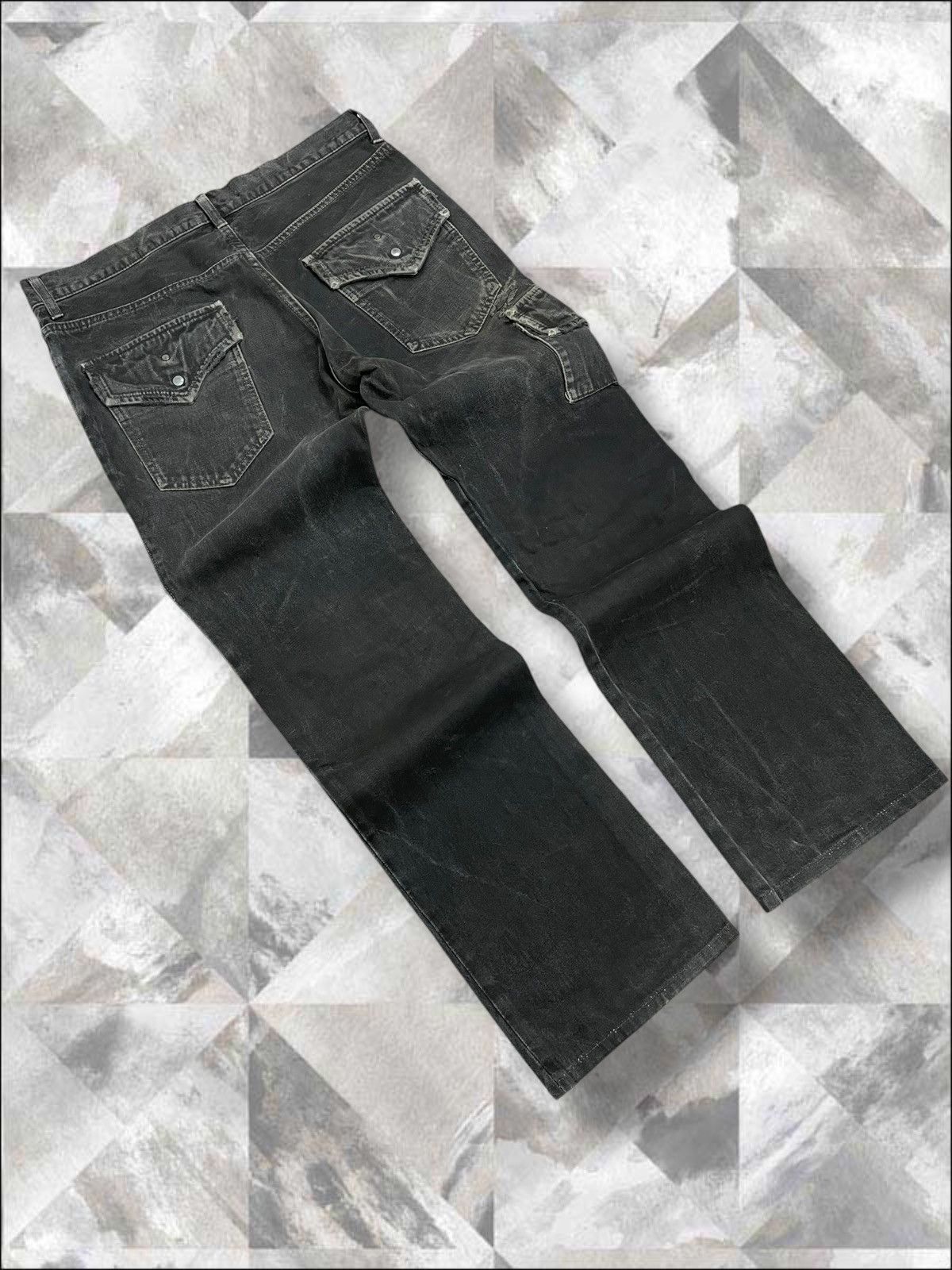 ABAHOUSE Vintage 1990s Japan Designer Abahouse Distressed Denim Size US 32 / EU 48 - 11 Thumbnail