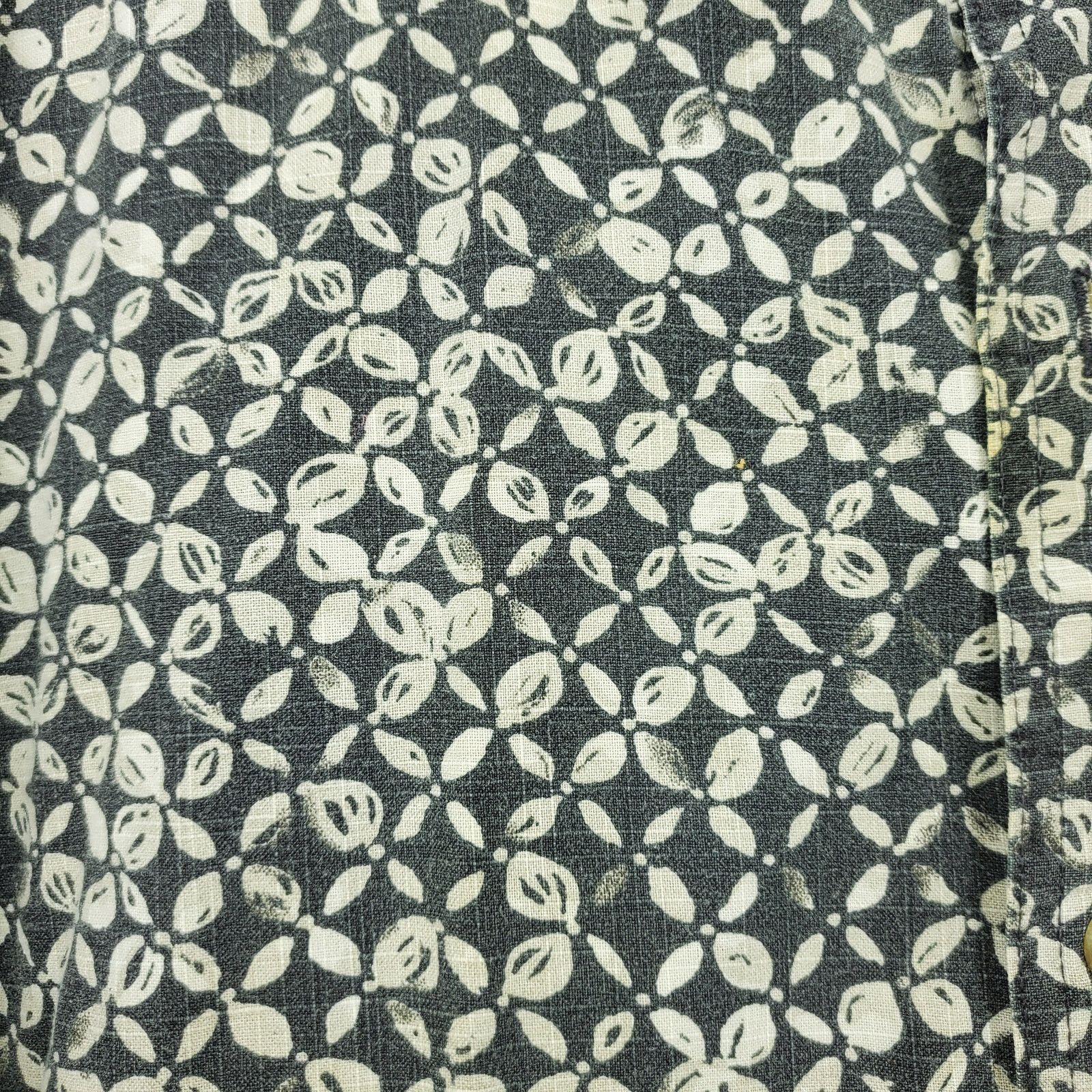 Other Croft & Barrow Gray Floral Hawaiian Aloha Shirt XXL 1601 Size US XXL / EU 58 / 5 - 4 Thumbnail