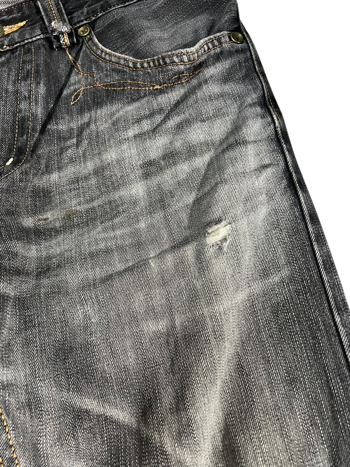 Edwin Flare Jean Edwin Exclusive Vintage XV Navajo Faded Distress Size US 33 - 8 Thumbnail