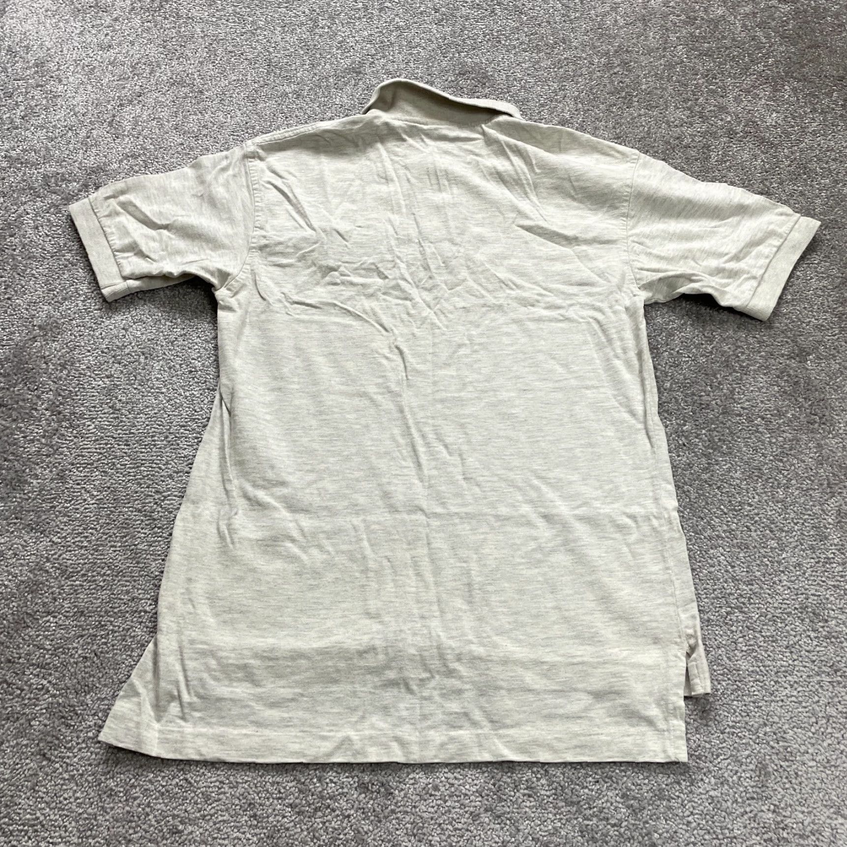 Vintage Crazy Shirts Polo Mens Small Gray 100% Cotton Maui Waveriders Casual Outdoor Top Mens Size US S / EU 44-46 / 1 - 2 Thumbnail