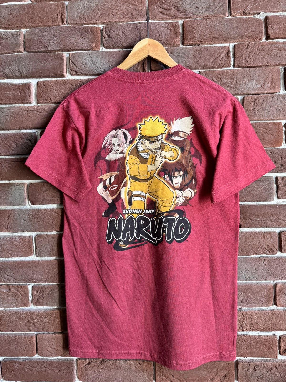 Anime VERY RARE Naruto Vintage Team 7 Sasuke Sakura 00s Tee Anime Size US S / EU 44-46 / 1 - 1 Thumbnail