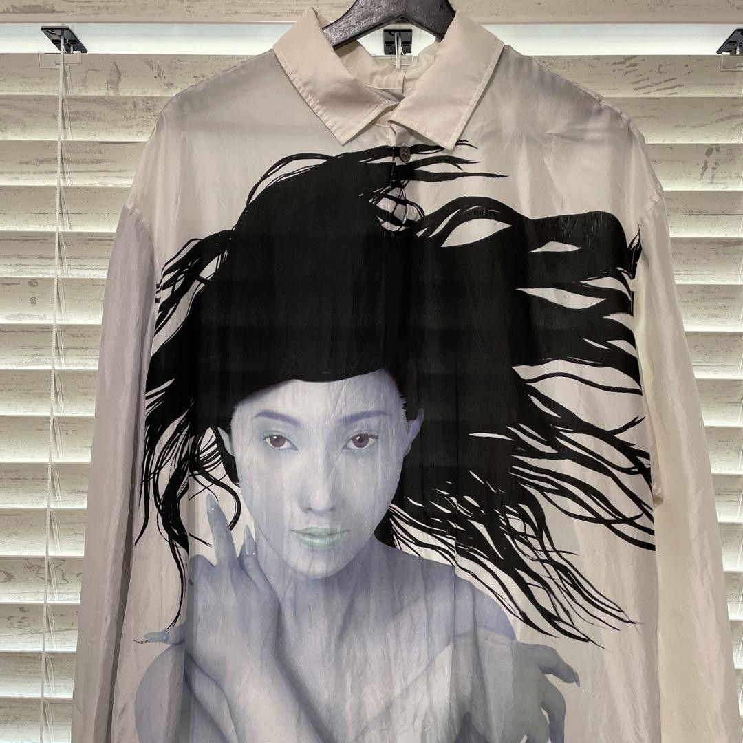 Yohji Yamamoto POUR HOMME 18ss Uchida Suzume collab silk shirts HW-B28-422 Size US L / EU 52-54 / 3 - 3 Thumbnail
