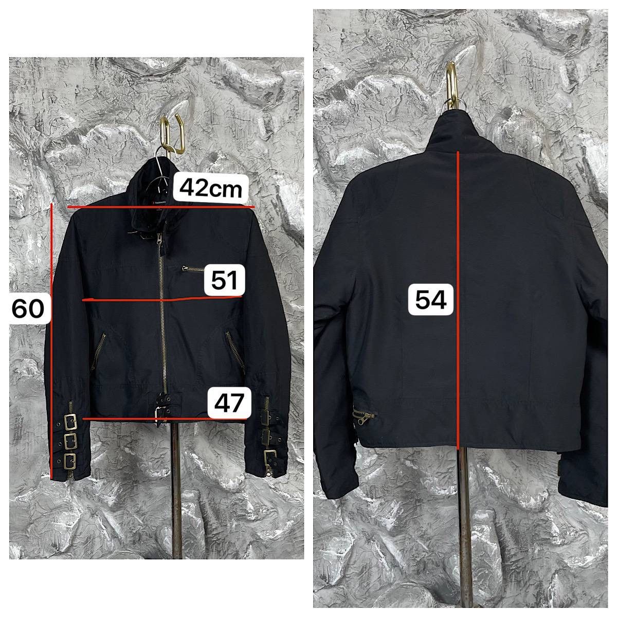 20471120 × Japanese Brand Multipocket Zip Bandage Bomber Japanese GOA Y2K Style Size US S / EU 44-46 / 1 - 10 Thumbnail