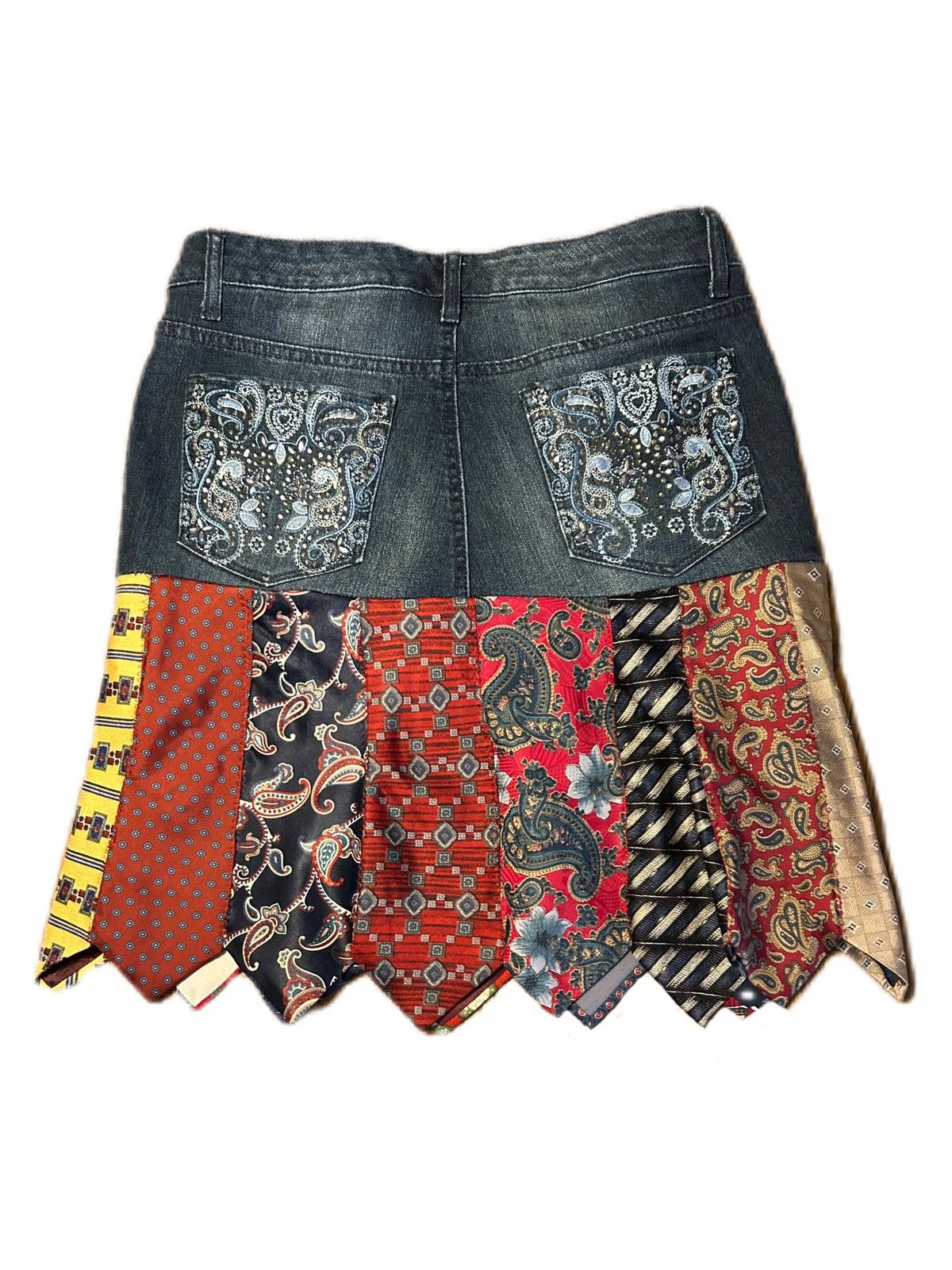 Nine West × Vintage Vintage Nine West Tie Skirt Size 32" / US 10 / IT 46 - 2 Thumbnail