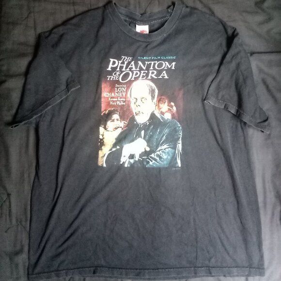 Other Vintage Y2K Phantom Of The Opera Movie Promo T-Shirt Size US XL / EU 56 / 4 - 2 Thumbnail
