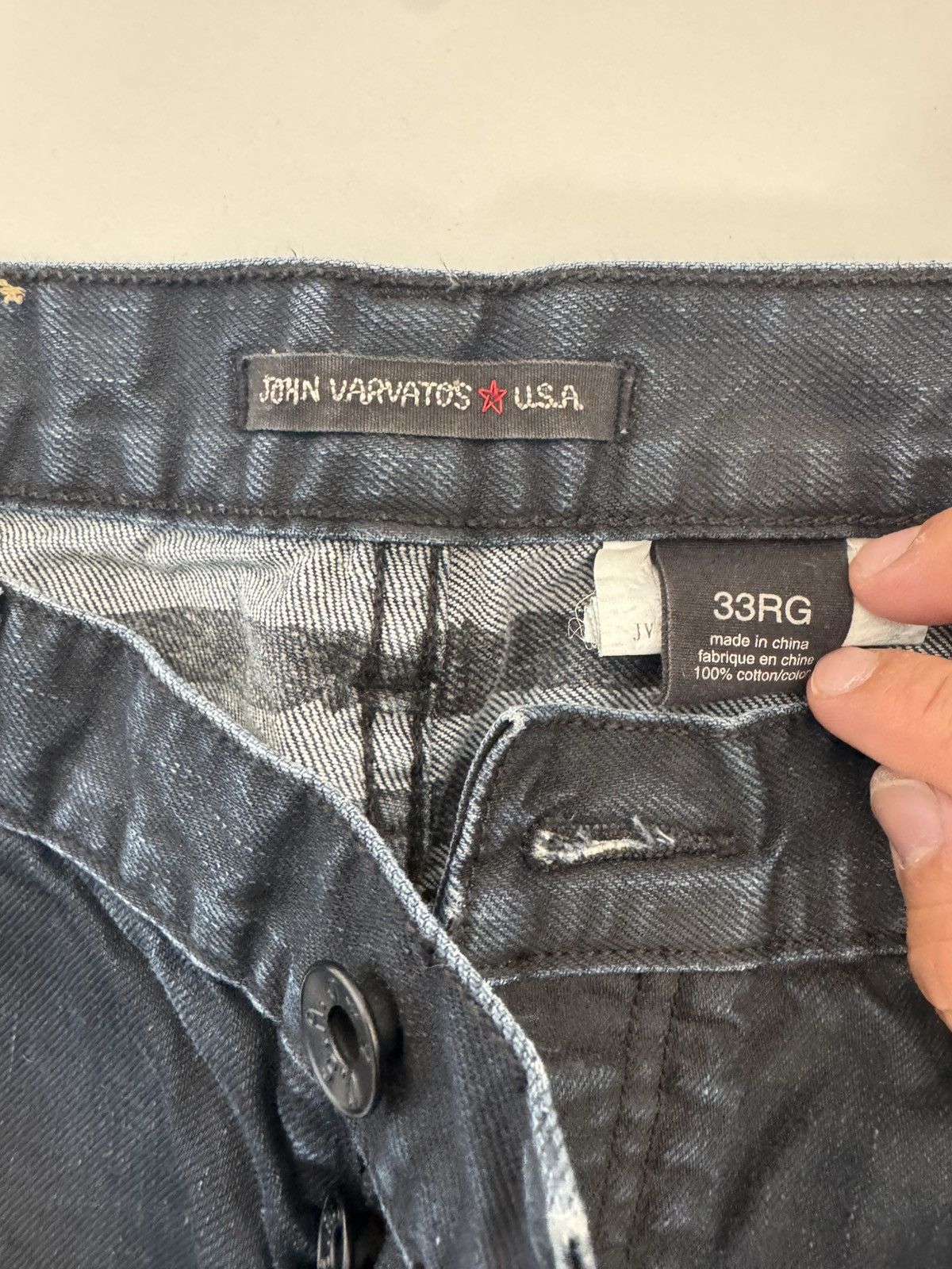 John Varvatos John Vavartos Vintage Denim Jeans Size US 33 - 2 Thumbnail