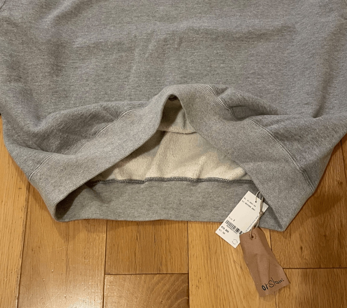 Orslow orSlow Densely Woven Sweatshirt Grey Size 3 Made in Japan Size US L / EU 52-54 / 3 - 4 Thumbnail