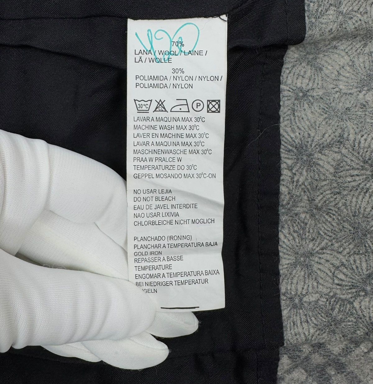 Designer Savage Culture Wool-Nylon Printed Jacket Full-Zip size M Size M / US 6-8 / IT 42-44 - 17 Thumbnail