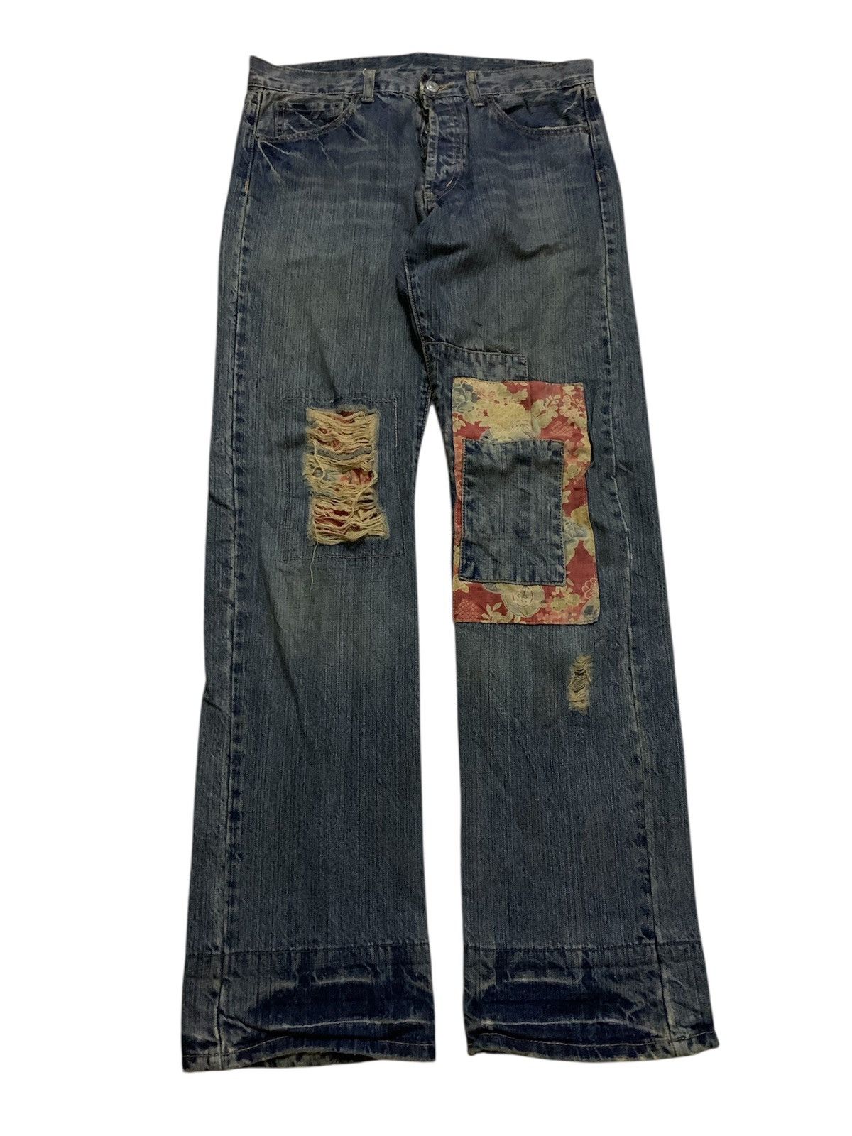 💥Final💥Vintage Takeo Kikuchi Distressed Denim