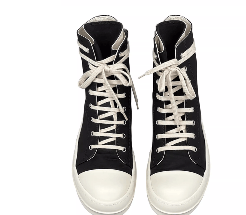 Rick Owens Drkshdw Rick Owens DRKSHDW Men's Canvas High Top Sneakers Size US 10 / EU 43 - 5 Thumbnail