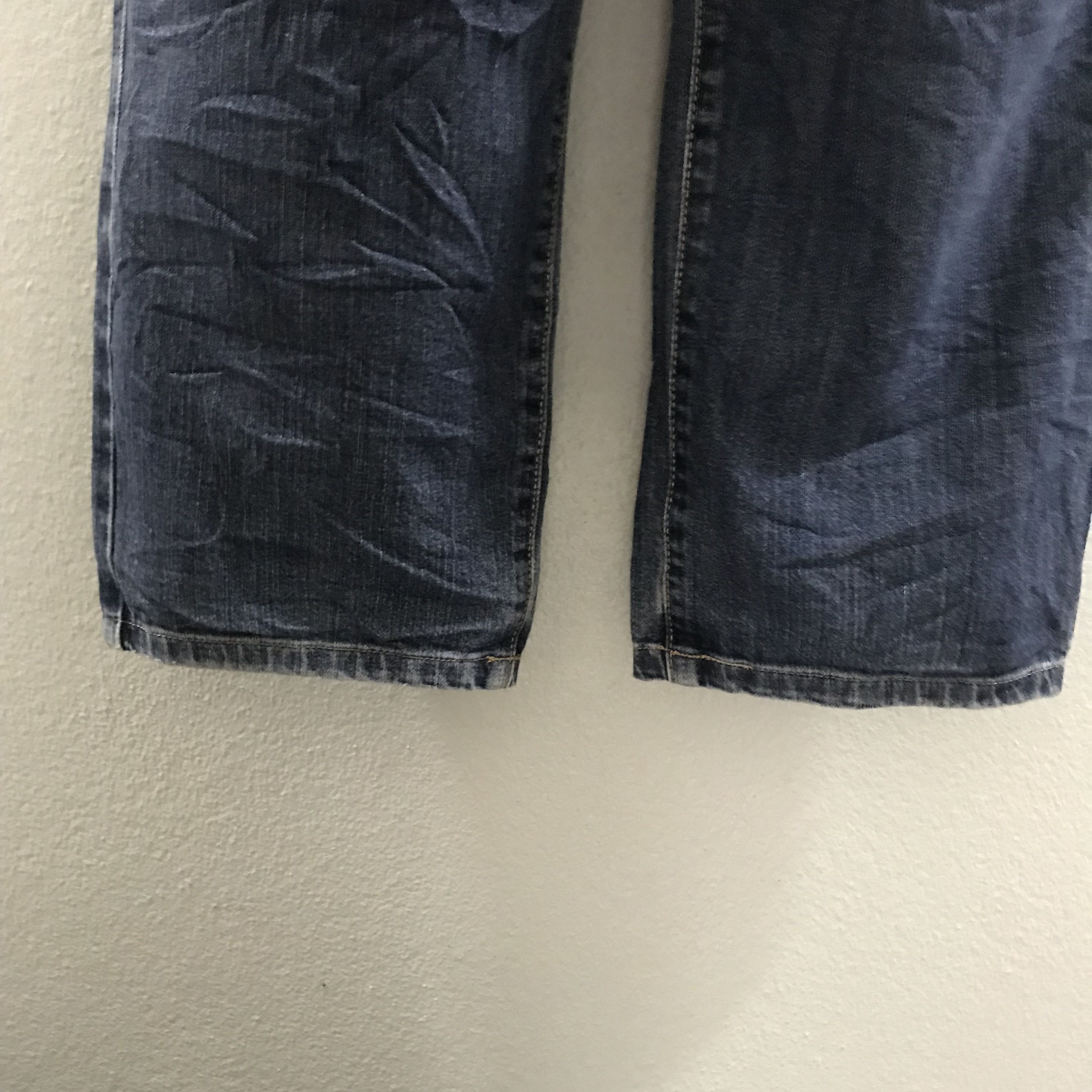 Wrangler Vintage 90s Wrangler Japan Faded Blue Stone Washed Jean Size US 32 / EU 48 - 8 Thumbnail