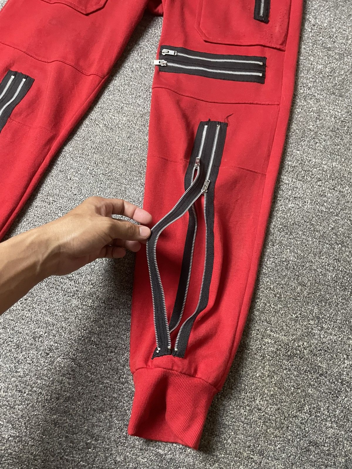 99%IS- Vintage 99%-IS Multizip Jogger Pants (150) Size US 27 - 4 Thumbnail