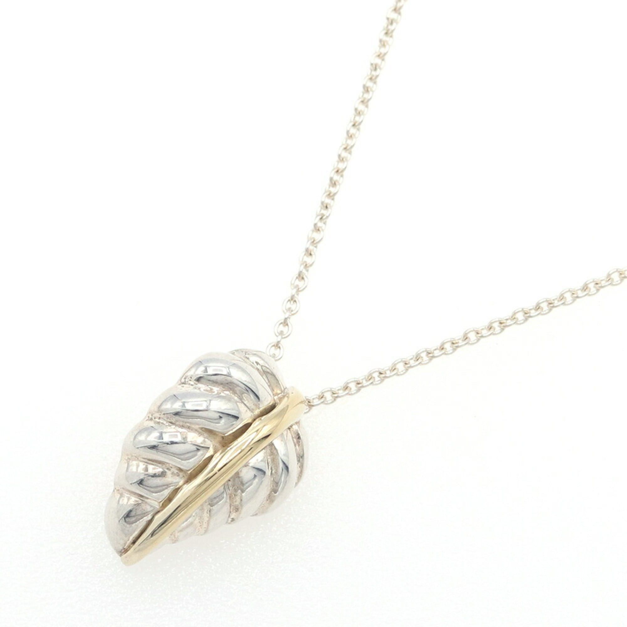 Tiffany & Co. Tiffany & Co. Leaf Necklace, Sterling Silver 925/750/Yellow Gold Combination, Women's. Size ONE SIZE - 1 Thumbnail