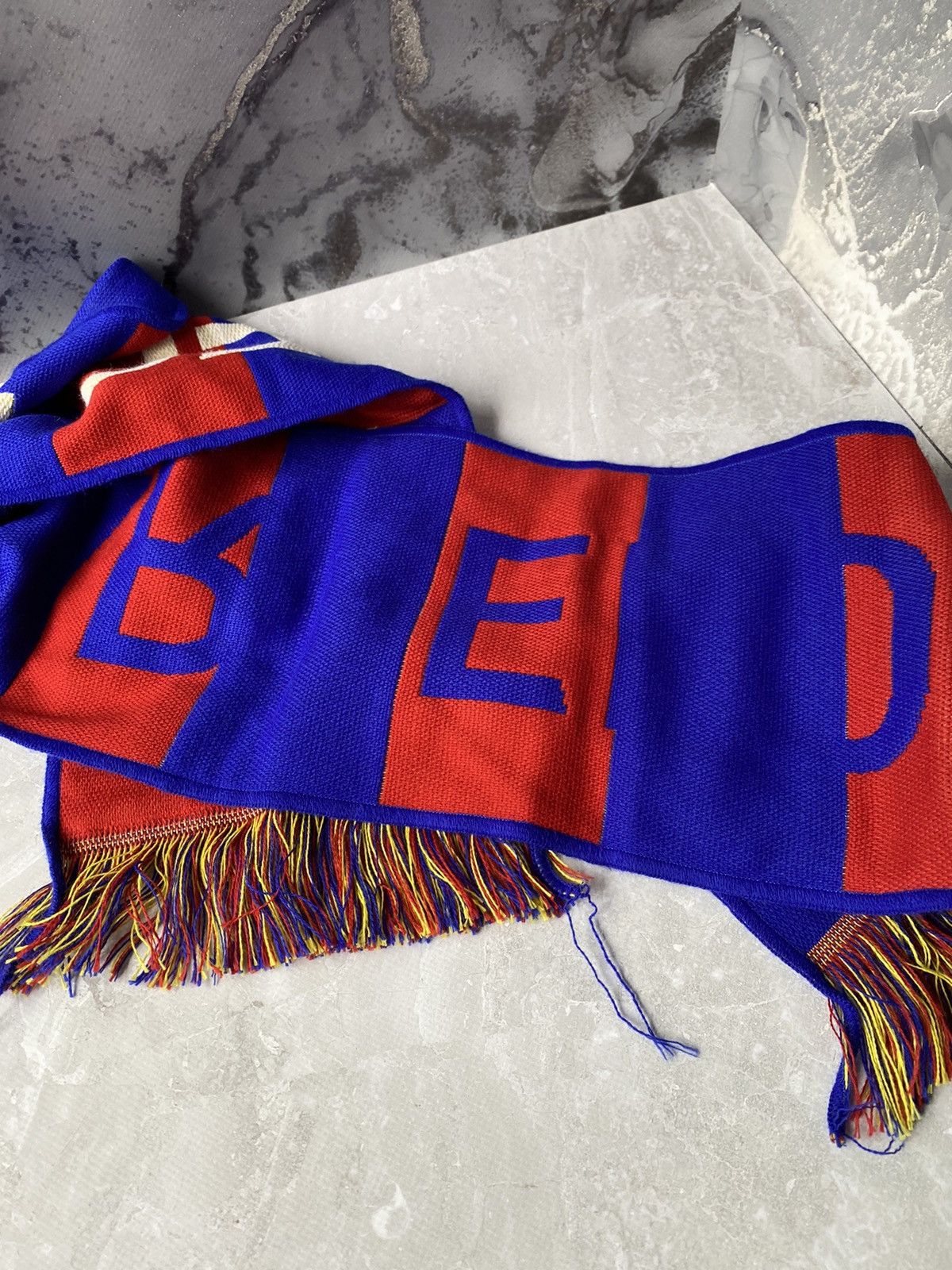 Vintage FC Barcelona Força Barça Scarf - Authentic Fan Gear Size ONE SIZE - 4 Thumbnail