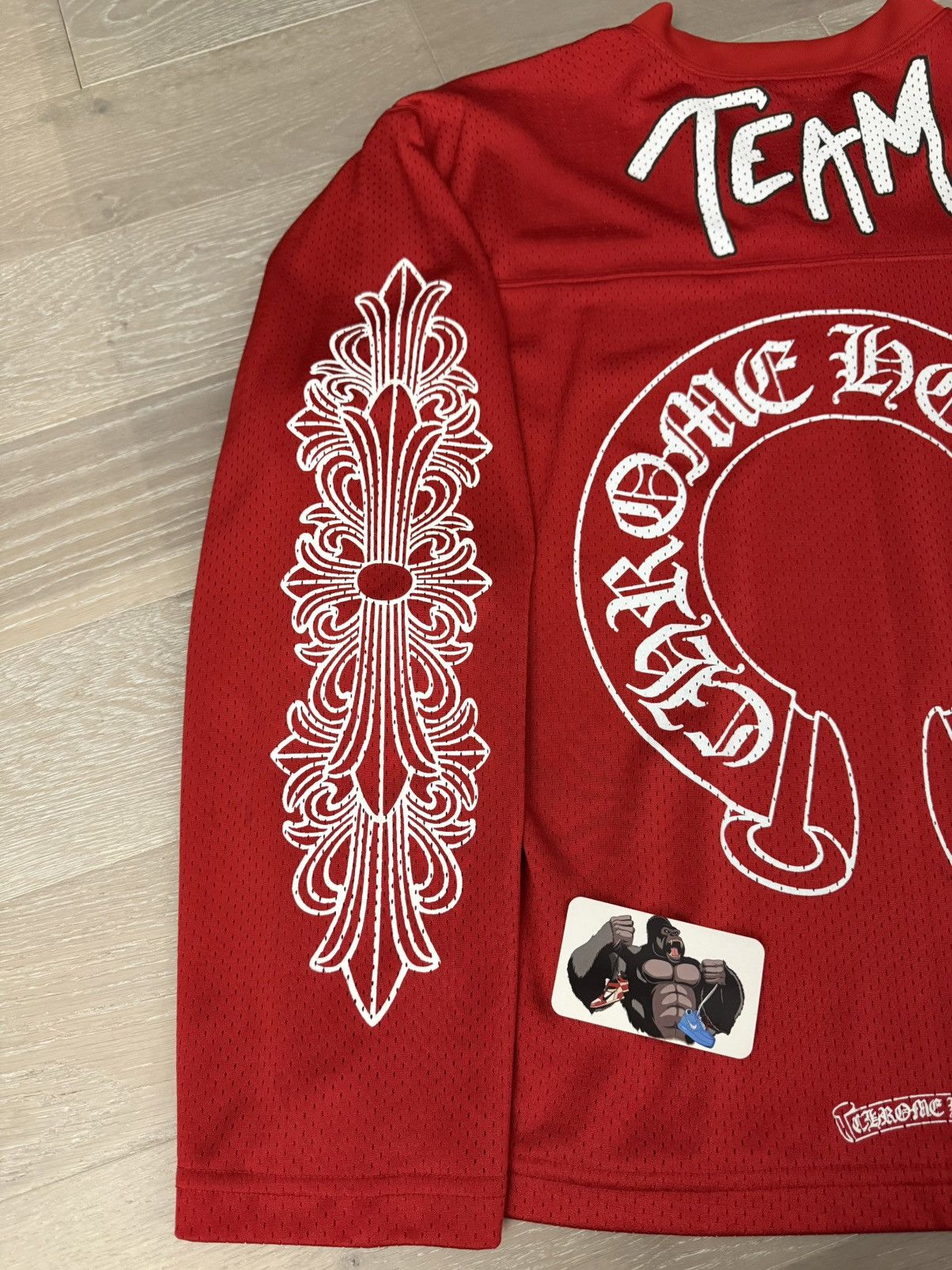 Chrome Hearts Chrome Hearts Matty Boy Form Jersey Red Size US S / EU 44-46 / 1 - 5 Thumbnail