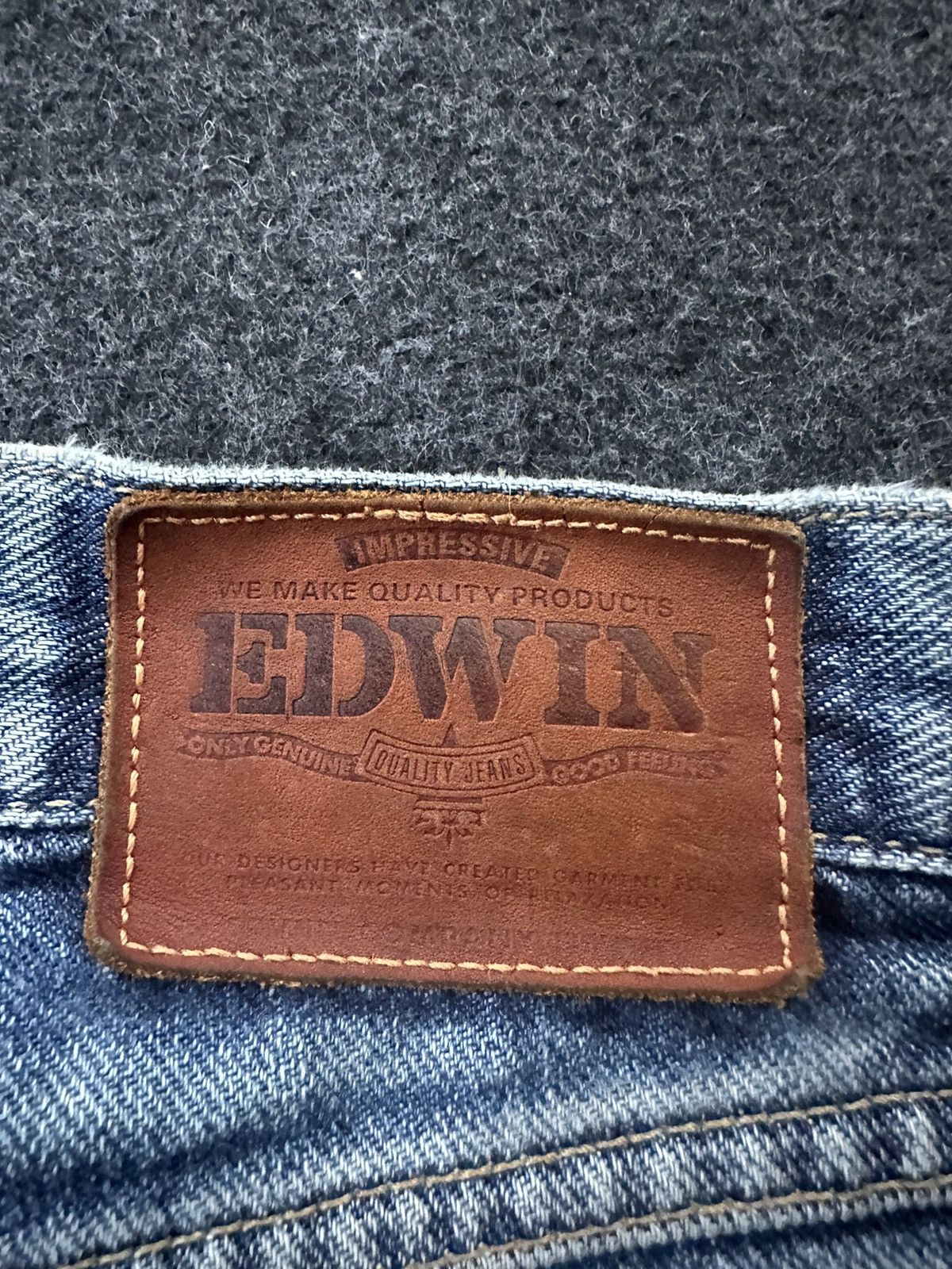 Edwin Vintage Edwin Baggy Lot 1463 Faded Vintage Denim 30x28 D300 Size US 30 / EU 46 - 7 Thumbnail