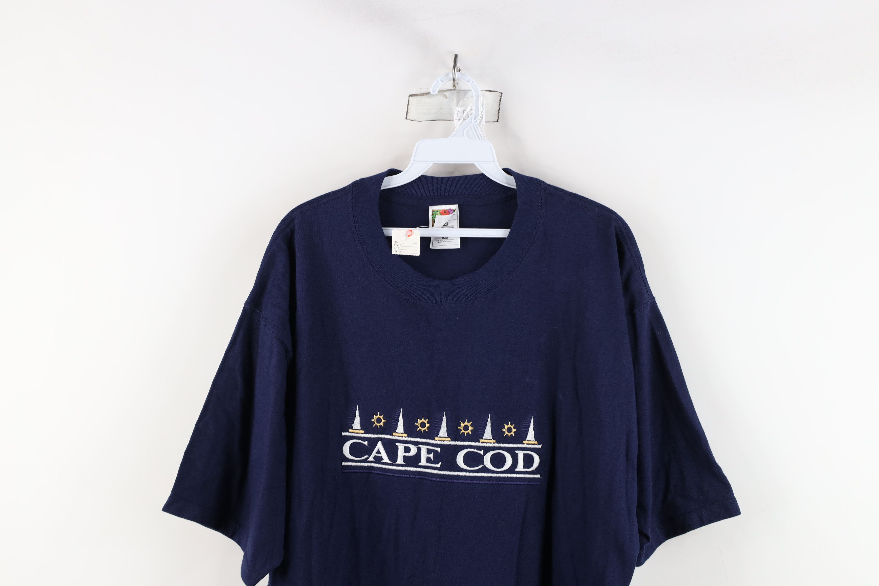 Vintage Deadstock Vintage 90s Streetwear Cape Cod Sailboat T-Shirt Size US XL / EU 56 / 4 - 2 Thumbnail