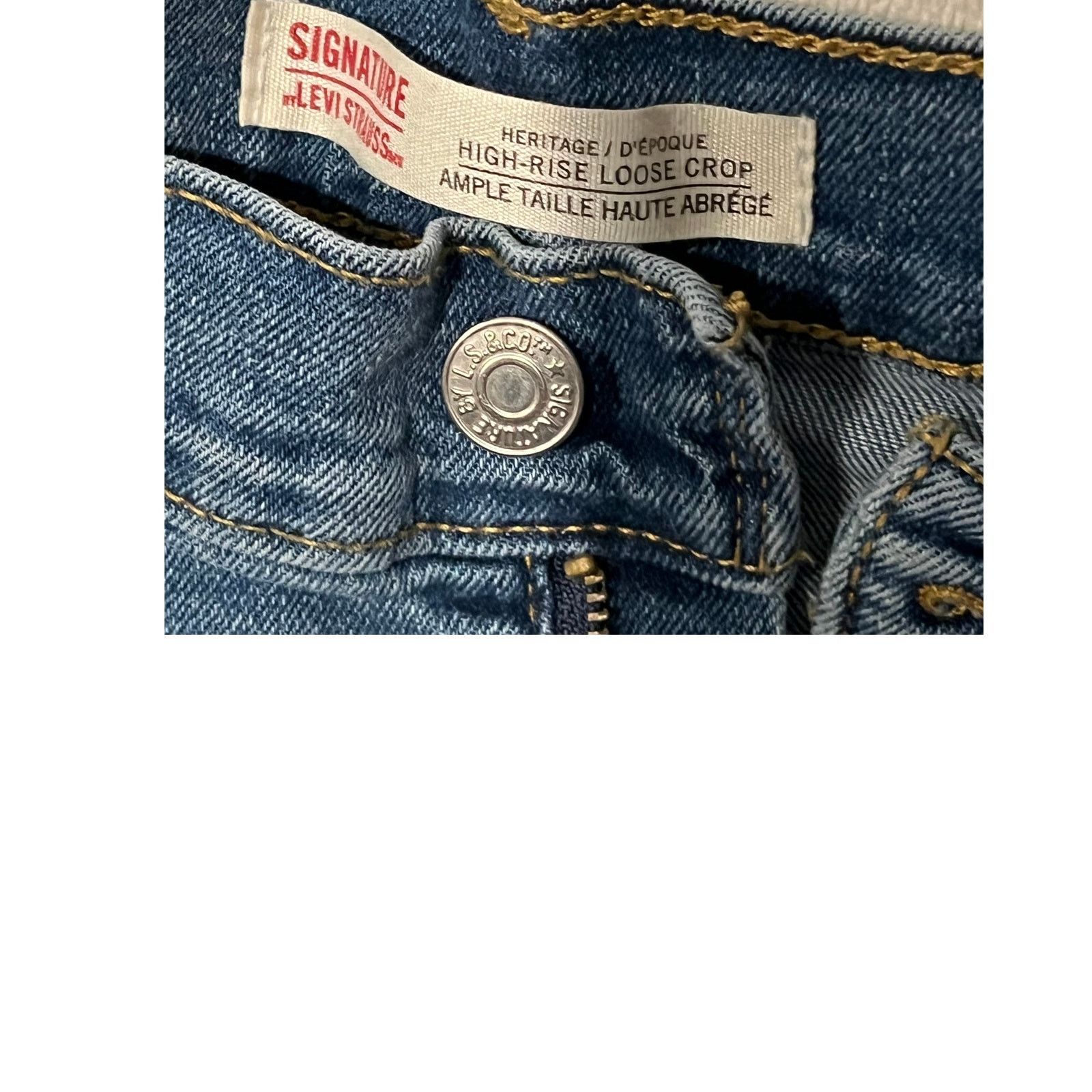 Levi's Levi's Signature Heritage HighRise Loose Crop Jeans Wmns 20W Size 42" / US 20 - 3 Thumbnail