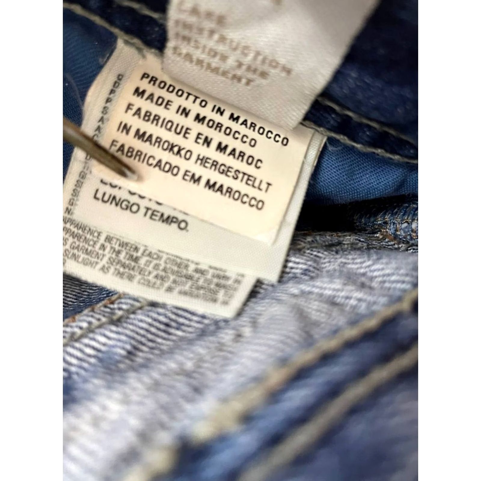 Diesel Diesel Jeans ZAVOR Mens Denim 29 Blue Cotton Straight Leg 5-Pocket Design Size US 29 - 7 Thumbnail
