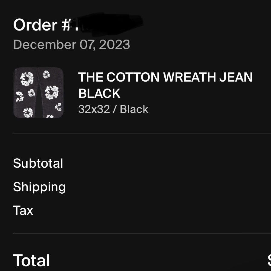 DENIM TEARS Denim Tears Levis 501 Cotton Wreath Denim Jean Black 32 Size US 32 / EU 48 - 11 Thumbnail