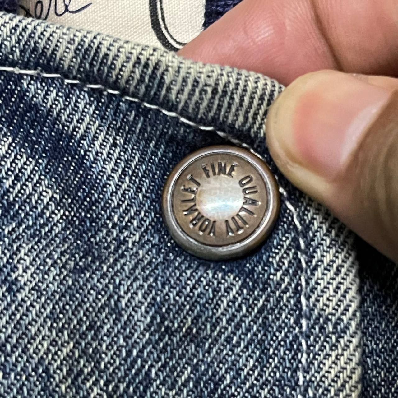 Japanese Brand Vintage Japanese Brand Denim Bomber Jacket with Patches Size US M / EU 48-50 / 2 - 7 Thumbnail