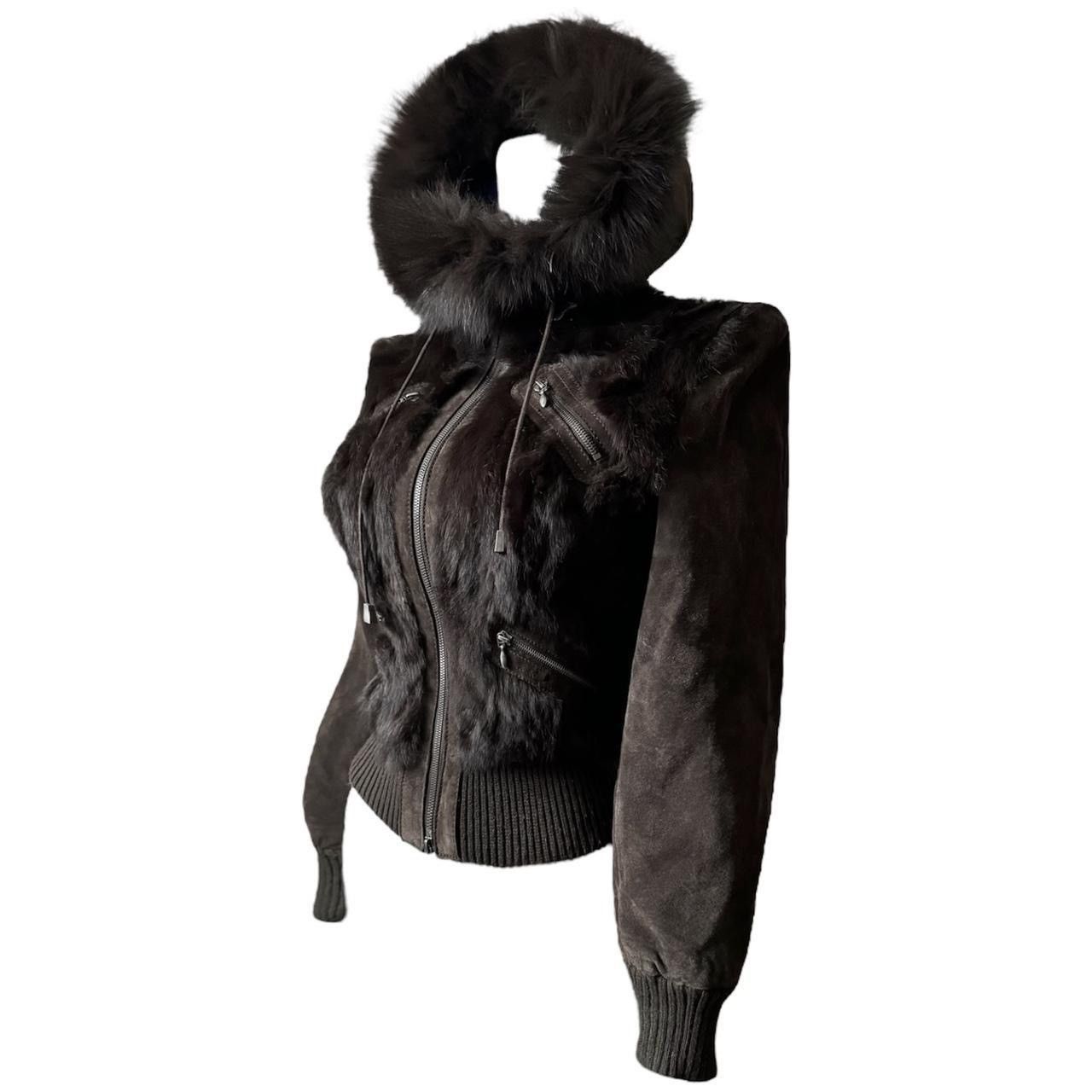 Vintage Afgan Penny Lane fur coat jacket with hood