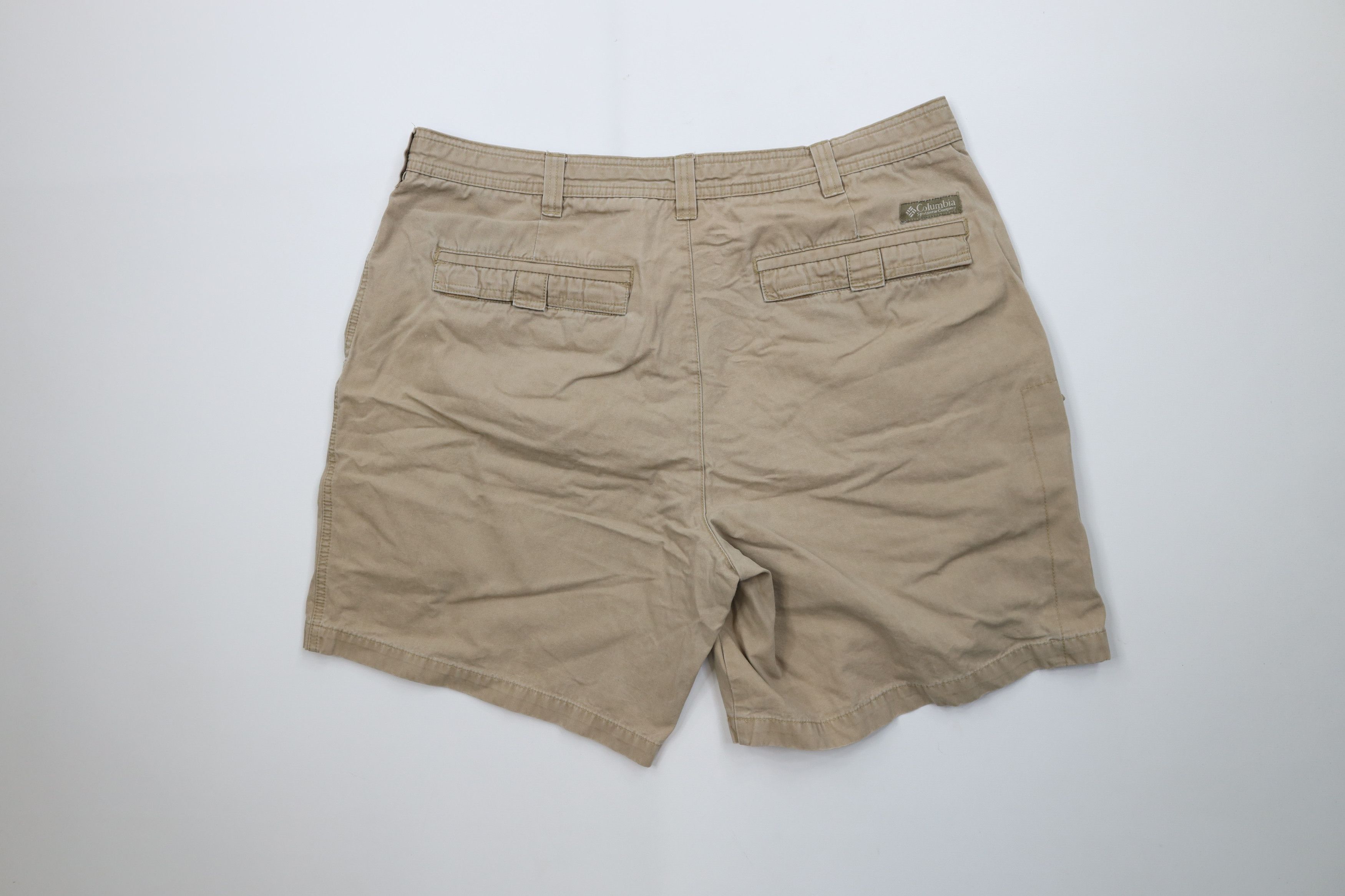 Columbia Vintage Columbia Spell Heavyweight Trekking Shorts Beige Tan Size US 38 / EU 54 - 8 Thumbnail