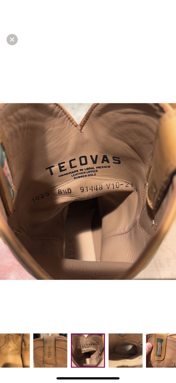 Tecovas Tecovas Knox wheat pull on roper work boot Size US 8.5 / EU 41-42 - 6 Thumbnail